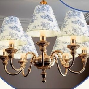 Six New without tag easy to Install Lamp Shade Cover